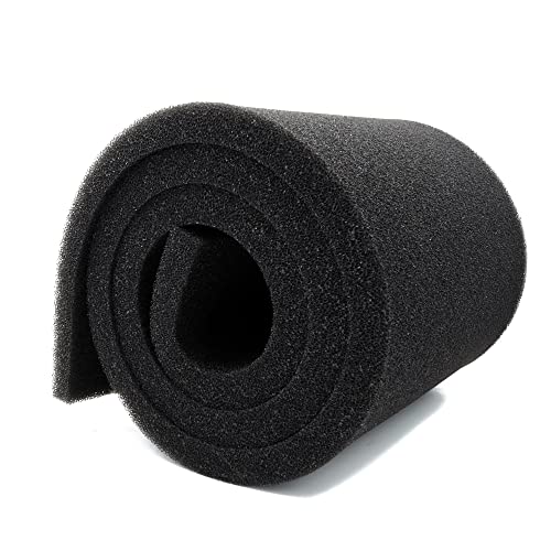 ALEGI Aquarium Filter Media Foam Material Cut to Fit, 72" x 12" x 1", 40ppi | Bio Pre Filter, Sponge Pad Sheet, For Fish Tank - size: 12" x 72" x1"-40ppi