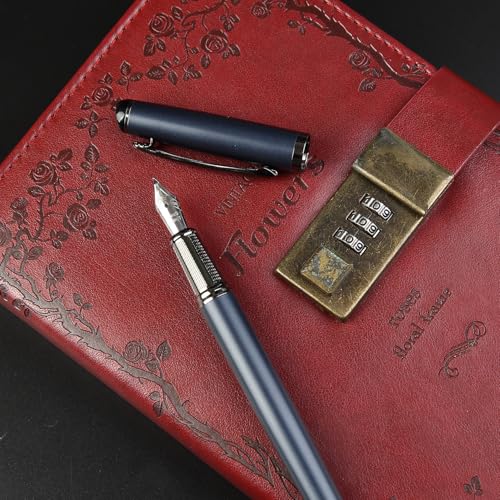 Calligraphy Fountain Pen Set - Includes 5 Nibs, Ink Bottle, Ink Refill Converter and 18 Cartridges, Fancy Pen for Women Men Gift - MU-25