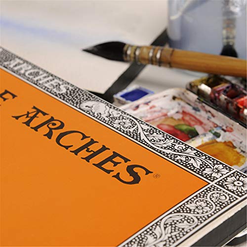 Arches Watercolor Paper Pad, 140 pound, Hot Press, 11.69"x16.53" - size: 11.69"x16.53", style: Hot Press