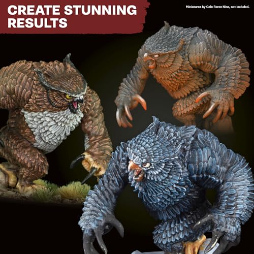 The Army Painter, Masterclass Drybrush Set, 3 sizes | Goat hair brushes for hobby drybrushing, incl. one powerful 15 mm brush