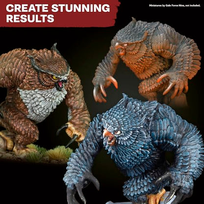 The Army Painter, Masterclass Drybrush Set, 3 sizes | Goat hair brushes for hobby drybrushing, incl. one powerful 15 mm brush