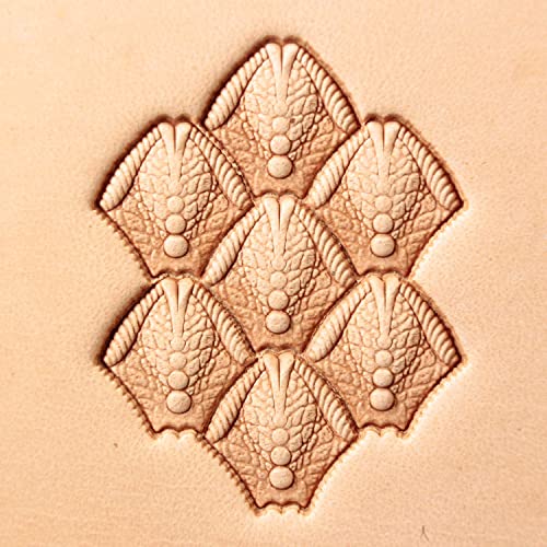 DandS ltd Leather Stamp Tool, Scale, Professional Steel Craft Tool for Leatherworking, Embossing, Carving & Stamping Leather Projects, Belts Wallets & DIY Projects Compatible with Mallet #476 - color: Skull Face 0.43 x 0.43"