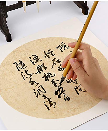 ZLY Chinese Calligraphy Brush Set Writing Drawing Ink Brushes, Japanese Kanji Sumi Brush Pen for Professional Beginner Large Medium Small 3 Pcs/Set