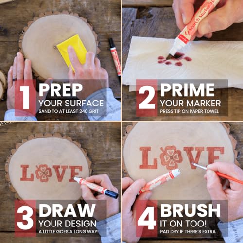 Scorch Marker Pro 5 Pack, Bulk Wood Burning Markers for Makers and Classes - size: 1 Count (Pack of 5)