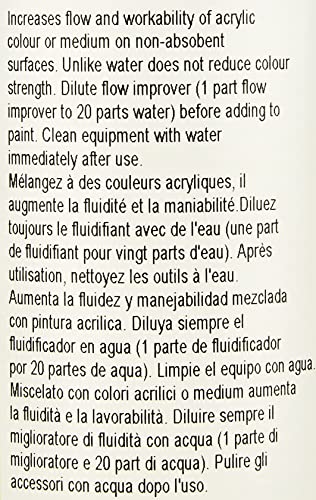 Winsor & Newton Galeria Acrylic Flow Improver, 8.4-oz (250ml) Jar - color: Flow Improver, style: 8.4-oz
