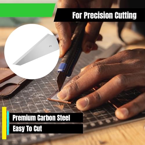 120 Pcs Exacto Knife Blades, #2 High Carbon Steel Hobby Knife Blade Refills Hobby Knife Replacement Blades for Craft, Scrapbooking, Stencil - size: #2