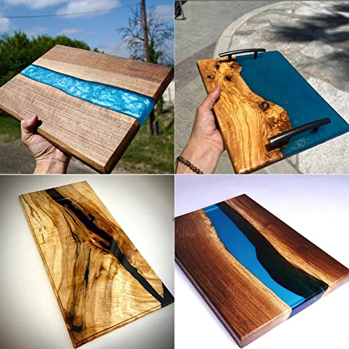 Kalinta Epoxy Mold with Divider Adjustable- 31.5x19.5x3in No-Seal Resin Mold Integrated Clamping System - Perfect for Beginners & Experienced Artists Alike - Ideal for Creative Resin Art Projects - size: 31.5"x19.5"x3"