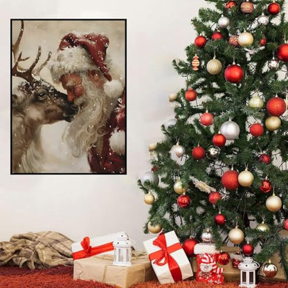 HHMATITS Christmas Diamond Art Kits for Adults 12 X 16Inch - color: Christmas-3