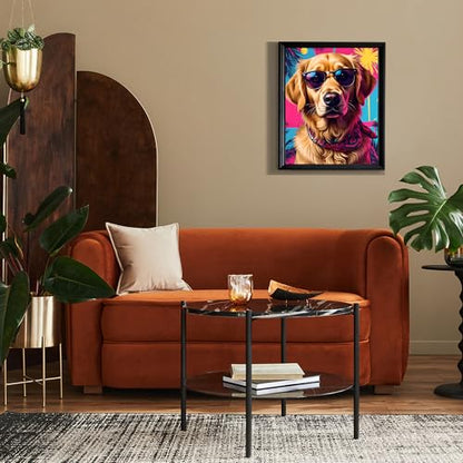 Yeadiffy Diamond Art Painting Kits for Adults Diamond Art Kits for Adults Beginners,5D Translucent Gems Diamond Painting,DIY Full Drill Diamond Gem Art and Crafts 12x16inch (Dog) - color: Dog