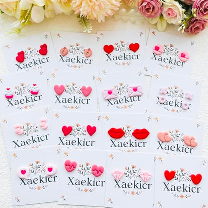 Heart Theme Polymer Clay Cutters Set – Molds, Clay Cutters for Polymer Clay, Clay Earring Tools - color: L color