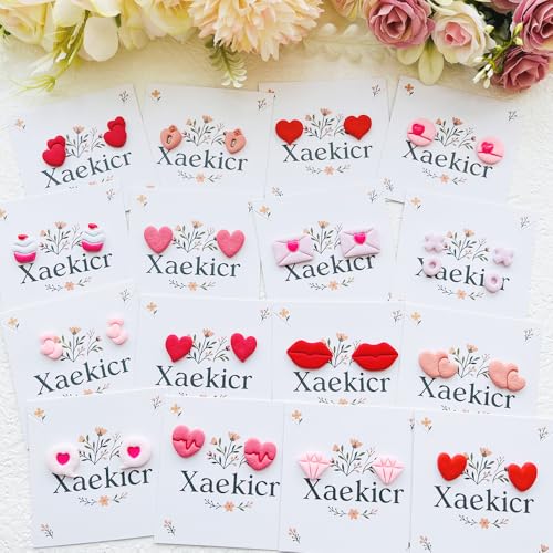 Heart Theme Polymer Clay Cutters Set – Molds, Clay Cutters for Polymer Clay, Clay Earring Tools - color: L color