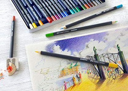 Faber-Castell Creative Studio Goldfaber Wood Cased Color Pencils - Tin of 12 Colors - size: 12 Count (Pack of 1)