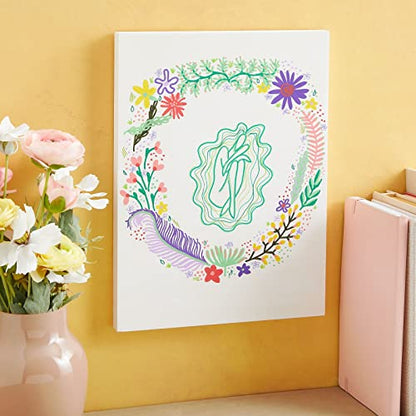 Bright Creations Canvas Boards for Painting - 9 x 12 in, Natural Wood, 6-Pack, Unfinished Deep Cradle - for DIY Wood Panel Signs & Painting Crafts - size: Rect. 9x12in