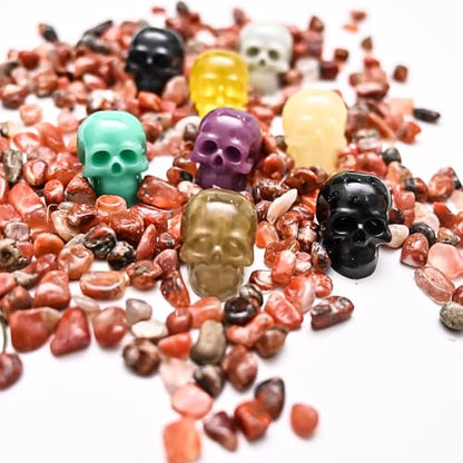 Skull Crafting Molds, Set of 10 Halloween Skull Resin Molds - color: 10PCS Mini 3d Skull