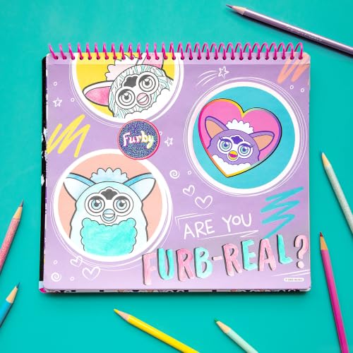 Fashion Angels Furby Color & Collage Portfolio - color: Furby