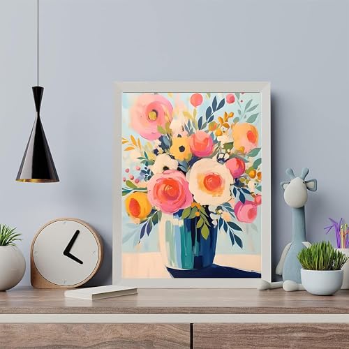 Arttoplus Flower Paint by Numbers Kit for Adults Beginner 16x20 inch - color: MT21159-US