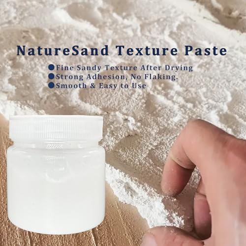 Acrylic Modeling Paste 3D Art Texture Paste 9.88oz/280ml, Ideal for Wood/T-Shirts/Glass/Stone, Sculpting Material Fast Drying Gesso Alternative DIY Crafts Projects (Sand Texture Paint with Bags) ﻿ - color: Texture Paste with Bags