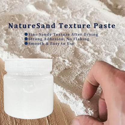 Acrylic Modeling Paste 3D Art Texture Paste 9.88oz/280ml, Ideal for Wood/T-Shirts/Glass/Stone, Sculpting Material Fast Drying Gesso Alternative DIY Crafts Projects (Sand Texture Paint with Bags) ﻿ - color: Texture Paste with Bags