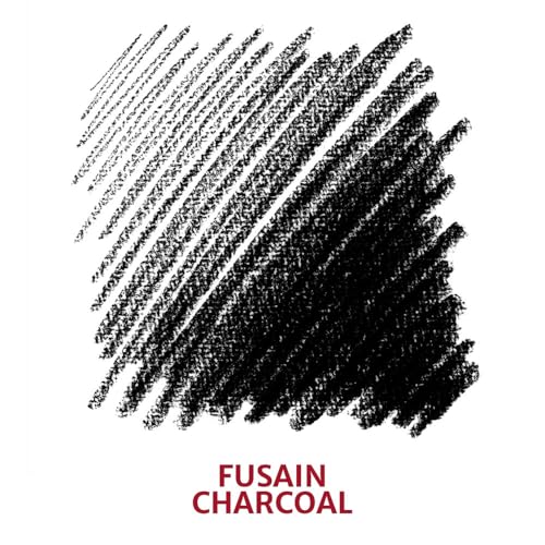 Conté à Paris Natural Charcoals, Set of 5, Square 4mm | Produces Bold Expressive Marks, Excellent For Large Scale Studies, Easy Smudging And Tonal Blending - style: 5 Count Natural Charcoal Square 4mm