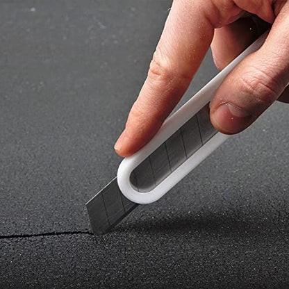 50Pcs Razor Knife Blades, 25mm Box Cutter Snap Off Utility Knife Blades | SK5 Ultra Sharp Snap off Blades Refills for Exacto Knife and Retractable Box Cutters - size: 50 Blades