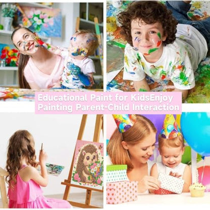 Arttoplus Hedgehog Diamond Art Painting Kits for Kids with Frame 7x7 inch - color: CC978-US
