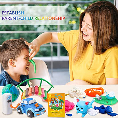 IGaiety Polymer Clay Kit for Kids, 110 Colors Oven Bake Clay