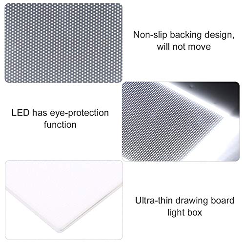 LED Light Box, Eye‑ A6 LED Light Pad Drawing LED Light Board Brightness Artcraft Tracing Flip Book Kit with Non‑Slip Backing, LED Copy Board Tablet
