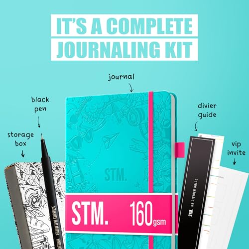 Bullet Dotted Journal Dot Grid Notebook | A5 Daily Journaling Notebooks for Personal Writing, Work, Women | 160gsm Thick Paper, Hard cover, Lay Flat Binding | 5x7 Journals Cuaderno Libretas de apuntes - color: Lavender, style: Iconic (160gsm)