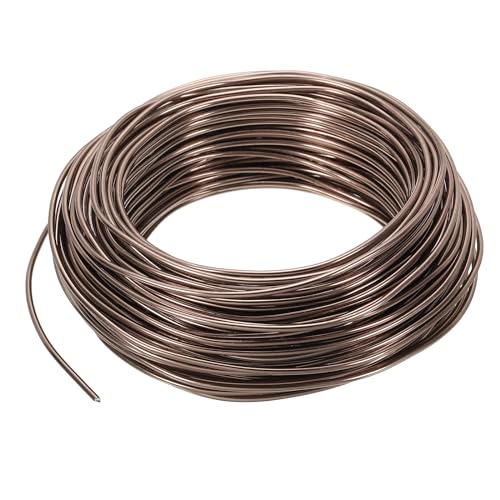 PATIKIL Bonsai Training Wire 2mm x 95ft Anodized Aluminum Brown - color: Brown, size: 2 mm x 29 m