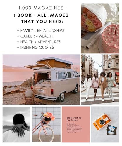 Lamare Vision Board Book for Black Women – 1000+ Vision Board Supplies | Create the Life You Deserve | Vision Board Kit, Vision Board Magazines, & Collage Book for Manifestation & Scrapbooking - color: Designed for Black Women