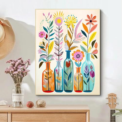 EIBEILI Square Drill Diamond Painting-Flower Diamond Art Wall Decor - color: DP02888