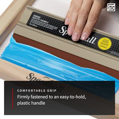 Speedball Craft Fabric Squeegee, 9-Inch for Silk Screen Printing (Pack of 2) - size: 9 inches (Pack of 2)