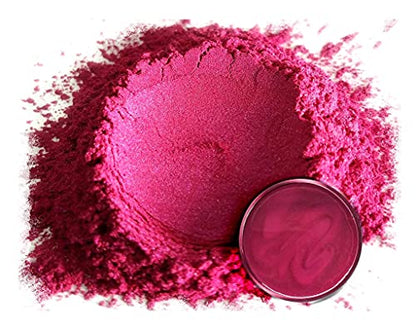 Eye Candy Pigments Premium Red Mica Powder - Ube Red (50gr) - for Epoxy, Resin, Soap, Paint, Woodworking, Acrylic Pouring, Bath Bombs, Fishing Lures - DIY Arts and Crafts Additive - color: Ube Red