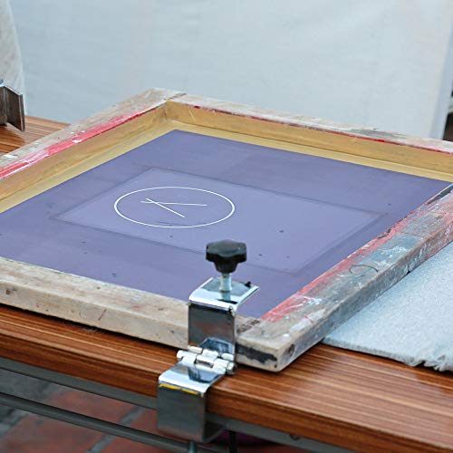 Caydo 2 Piece 10 x 14 Inch Aluminum Silk Screen Printing Frames with 110 White Mesh for Screen Printing - style: 110 Mesh