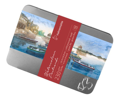 Hahnemuhle Watercolor Cards 230gsm Cold Pressed 4x5.75 Inches, 1 Set of 30 Cards - size: 30 Count (Pack of 1)