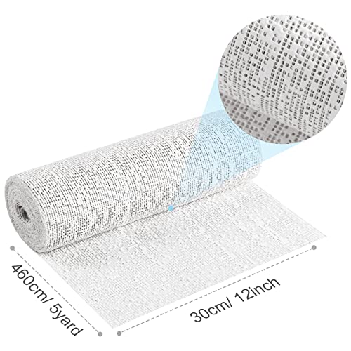 30ft - 211ft Plaster Cloth Rolls White Gauze Strips Wrap Bandages for Craft Belly Cast Mask Making Body Molds Scenery Art(12inch x 30 Feet, White) - color: White, size: 12 Inch x 30 Feet