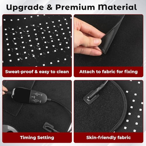 Red Light Therapy Mat for Body, Red Lights Pad with 660nm&850nm Infrared Light Therapy Mat, Chirstmas Birthday Festival Gift for Women Men Father Dad Mother Mom Lover Elderly 31.5''*14.2'' - size: 31.5''*14.2''
