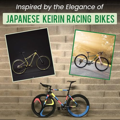 Spray.Bike Keirin Flake Finishing Coat - Matataku Green, 400ml | Metal Flake Spray Paint Coating | Glitter Spray Paint Topcoat for Steel, Aluminum - color: Flake Green