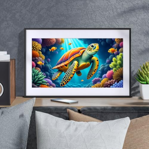 YOYA Large Diamond Art Kits for Adults, Sea Turtle 5D Diamond Painting - color: Sea Turtle 505