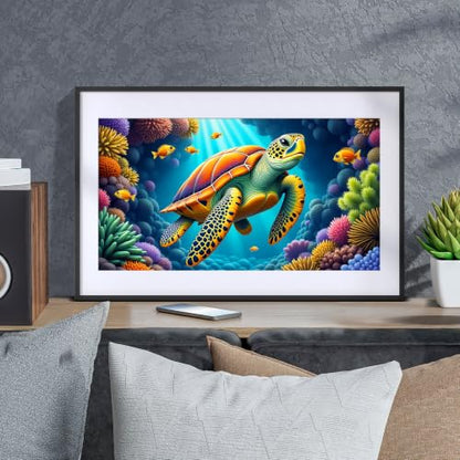 YOYA Large Diamond Art Kits for Adults, Sea Turtle 5D Diamond Painting - color: Sea Turtle 505