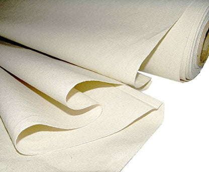 AK Trading CO. | Premium 10oz Natural Cotton Duck Canvas Fabric | Heavyweight | 63'' Wide | Arts & Crafts, Upholstery, Home Projects - 10 Yards - color: Natural, size: 10 YARDS