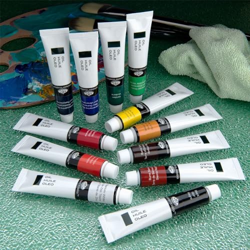 Royal & Langnickel OIL21-6 Oil Color Artist Tube Paint, 21ml, 6-Pack - size: 6 Pack