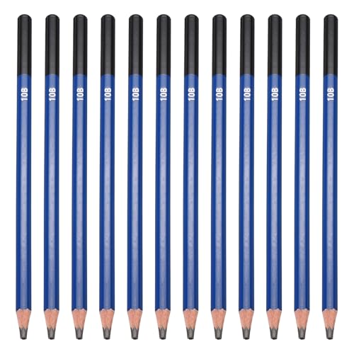 PATIKIL 10B Drawing Pencils for Sketching, 24PCS Sketch Pencils for Drawing Art Pencils Graphite Wood Pre-sharpened for Drawing Sketching Artists, 10B Pencils - style: 10B