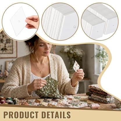 500 PCS 2" Diamond 60 Degrees Piecing Paper Templates, Quilting Templates Accessories for DIY Patchwork Crafts and Sewing Supplies - size: 2 Inch-500pcs Diamond ﻿
