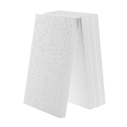 AMZQNART 4pcs Craft Foam Blocks 4×12×2in Polystyrene Blocks, Used for Making Modeling Projects, Flower Arrangements, and DIY School and Home Art Projects, in White Color. - size: 12×4×2in-4pcs