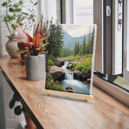 JOOZ Paint by Numbers Kit for Adults with Frame Landscape, 8x12 Inch - color: Landscape 084