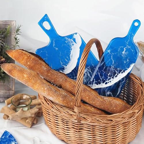 Cheese Board Epoxy Resin Mold with Handles 13 inch Paddle - color: Rectangular Cheese Boards (Set of 2)