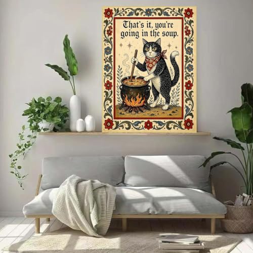 Medieval Cat Diamond Art Kits for Adult diamond painting kits for adults - color: DP04740