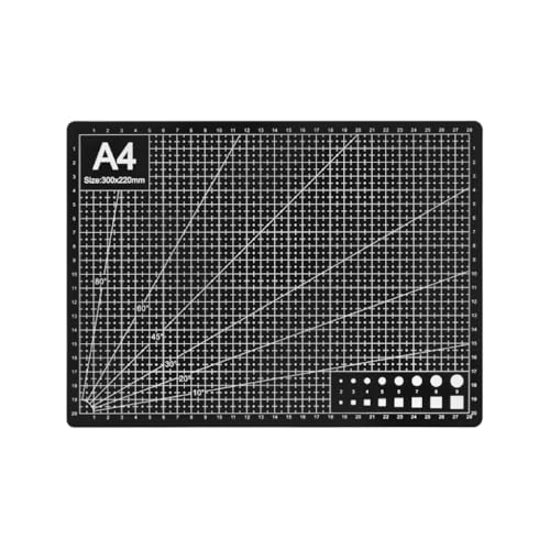 Professional A4 Self-Healing Cutting Mat, Non-Slip Craft Cutting Board with Grid, Durable PVC Material for Handmade Scrapbooking, Sewing, Model Making and Office Desktop Protection