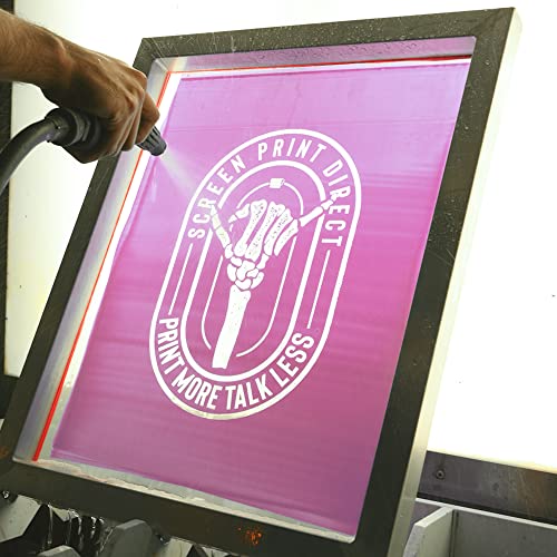 Ecotex® DC Pink Dual Cure Photo Emulsion - Screen Printing Emulsion, 1 Gl | Photo Emulsion For Silk Screens And Fabric - Works With Plastisol And Water Based Ink, Diazo Included, Made In The USA, 1 Gl - size: 128 fl oz